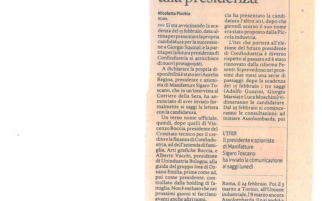 Il Sole 24 Ore del 10 febbraio 2016