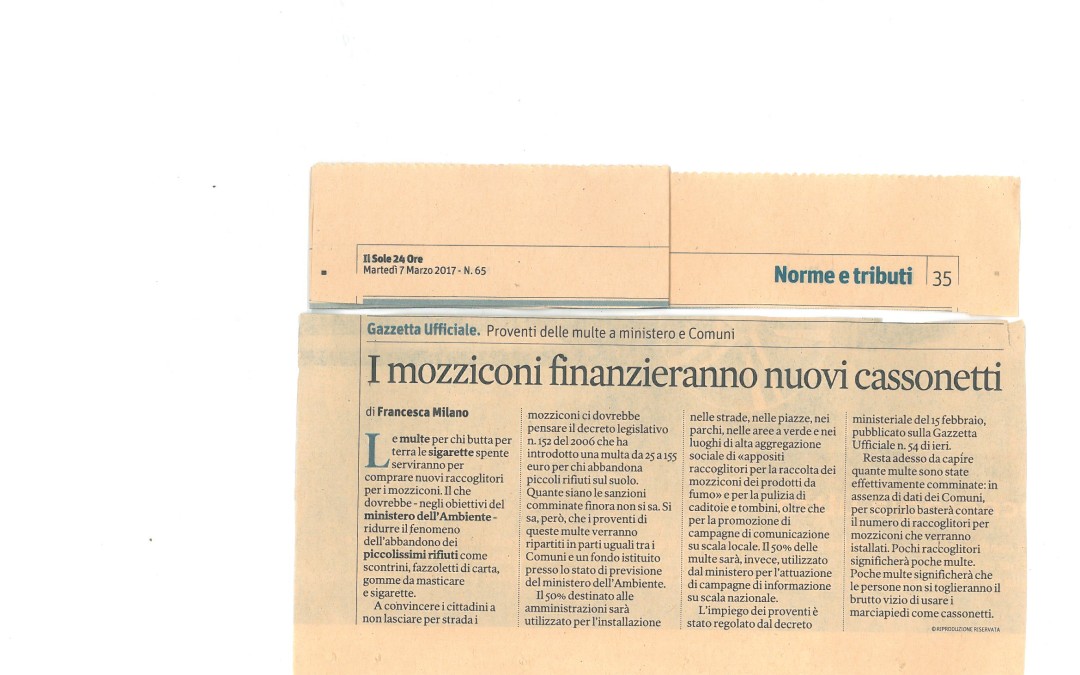 Il Sole 24 Ore del 7 marzo 2017