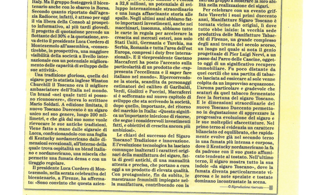 ITALIA OGGI di martedì 2 ottobre 2018