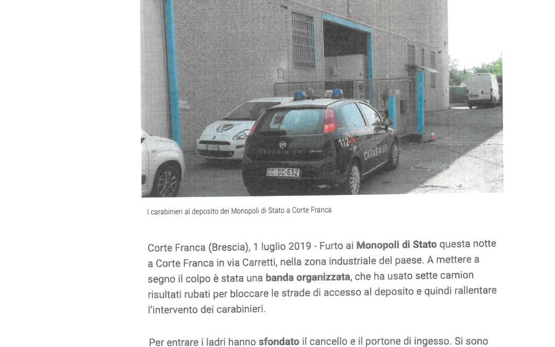 IL GIORNO di Brescia del 01 luglio 2019