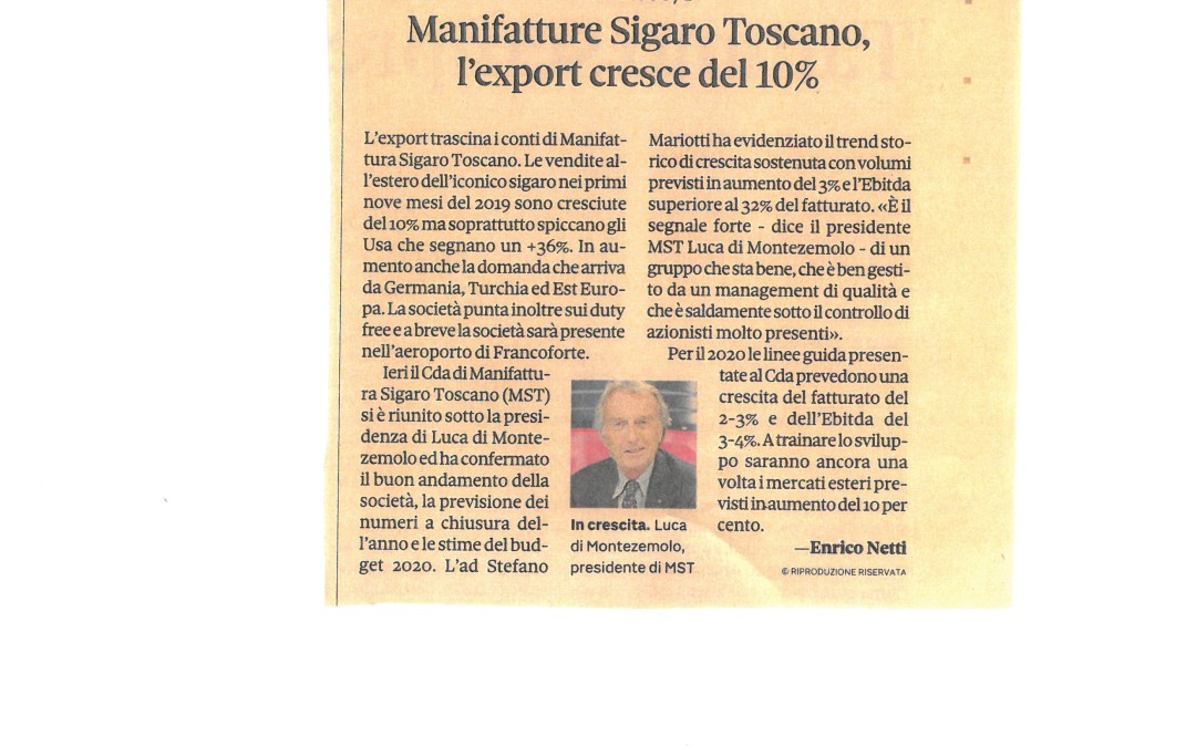 Il Sole 24 Ore di giovedì 24 ottobre 2019